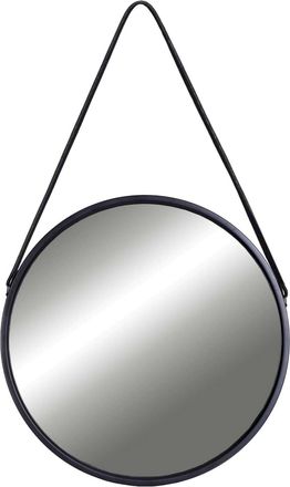 Mirage Calzature Specchio Rotondo Da Capitano Su Cintura Mirage, 60 Cm, Nero