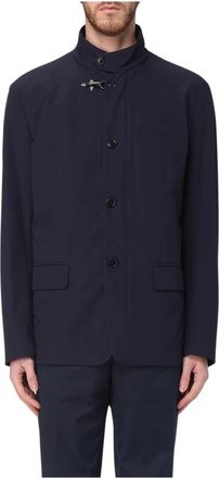 Fay Urban Jacket in Stretch Nylon - Heren - Zomerjassen - Blauw - 2XL - Nylon - Jassen