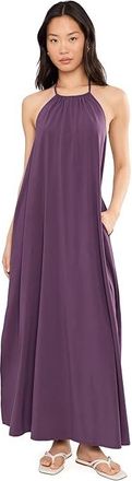 Beyond Yoga Go With The Flow Halter Dress Womens Dress Brilliant Blackberry : XS, Elastane/Polyester