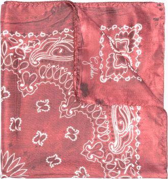 Golden Goose Paisley-print silk scarf