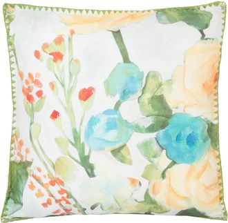 KASANOVA Cuscino divano 45x45 cm fiori acquerello