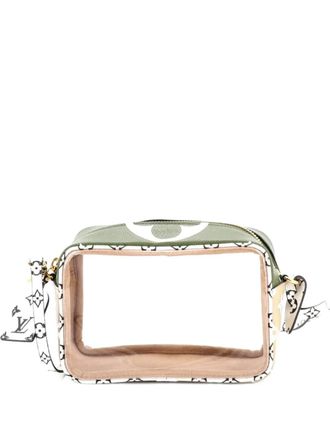 Louis Vuitton Beach Pouch Limited Edition Jungle Monogram Giant shoulder bag - White