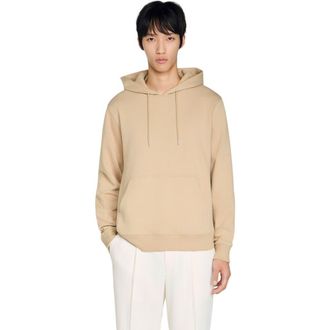 Sandro Logo sweatshirt in Beige at Nordstrom, Size Xx-Large