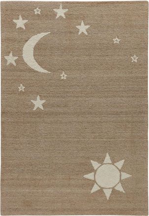 Natur Pur Alfombra de habitación infantil tejida a mano - cielo arena 140x200 cm