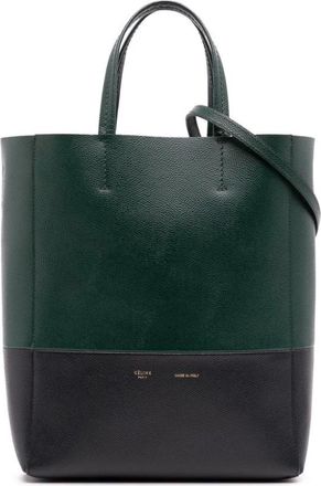 Celine Pre-owned Tote Bags, female, Green, Size: ONE SIZE Pre-owned Leather Tote Bag