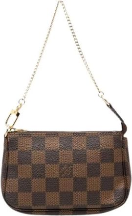 Louis Vuitton Pre-owned Mini Bags, female, Brown, Size: ONE SIZE Pre-owned Fabric Mini Bag
