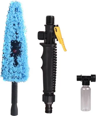 OEM Juego De 2 Cepillos Azules Para Coche Para Una Limpieza Sin Ara&ntilde;azos Con Dispensador