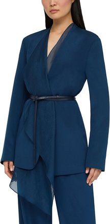 Lafayette 148 New York Silk-Blend Cardigan Jacket