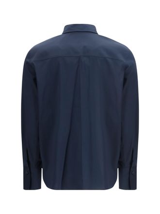 Brunello Cucinelli Womens Shirt With Embellishments Abisso Cotton; Polyamide; Elastane