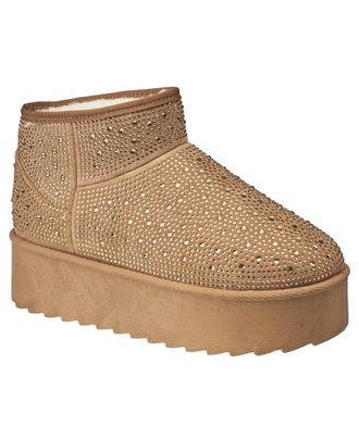 True Religion Womens Terry Rhinestone Boot