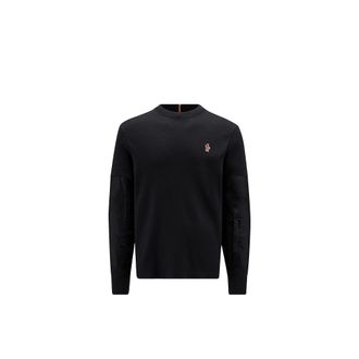 Moncler Moncler Wool Turtleneck Sweater, Men, Black, Size: Xl