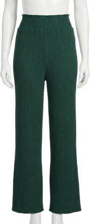 Z Supply Dawn Smocked Rib Pant In Mistletoe