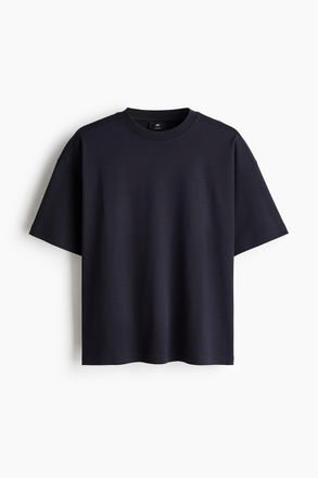 H&M T-Shirt in Oversized Fit - Blue