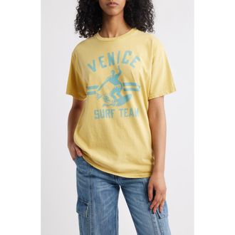 Junk Food Venice Surf Team Graphic T-Shirt in Dusty Citron at Nordstrom Rack, Size Small