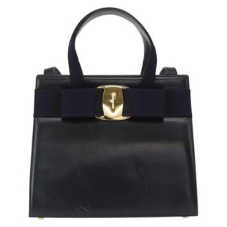 Ferragamo Tote in pelle Pre-owned - - Pre-owned - Donna - Blu - ONE SIZE