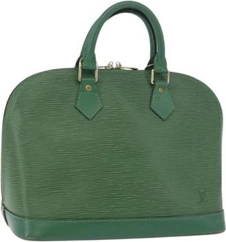 Louis Vuitton Pre-owned Alma Handbag - Dames - Vintage Handtas - Groen - ONE Size - Leer - Vintage