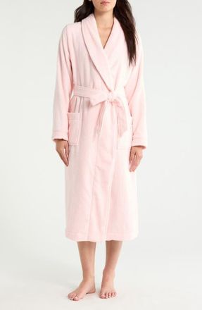 Nordstrom Hydro Cotton Terry Robe in Pink Crystal at Nordstrom, Size X-Small
