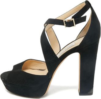 Jimmy Choo London Sandali April con design a incrocio - Nero