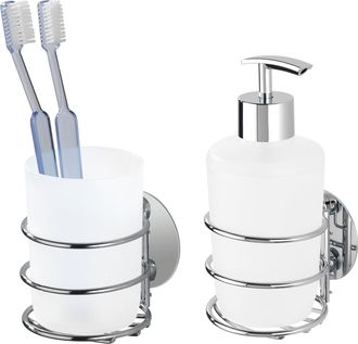 WENKO home24 Seifenspender und Zahnputzbecher Butono