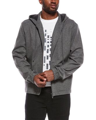 HUGO BOSS Hanry Hooded Wool-Blend Jacket