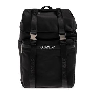 Off-white Backpacks, male, Black, Size: ONE SIZE Outdoor Nylon Backpack