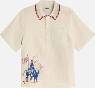 OAS Mens Bronc Girona Shirt In Ivory