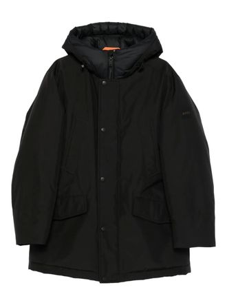 BOSS hooded padded jacket - Black