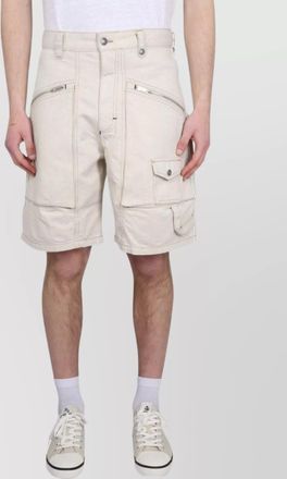 Isabel Marant denim cargo shorts