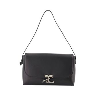 Courr&egrave;ges Icotype Shoulder Bag - female - Courr&egrave;ges - Shoulder Bags - Black - ONE SIZE - Bags