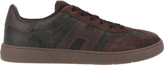 Hogan Cool Suede Leather Low-Top Sneakers