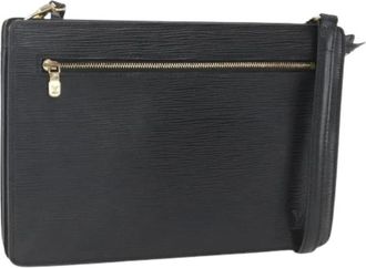 Louis Vuitton Pre-owned Cross Body Bags, female, Black, Size: ONE SIZE Pre-owned Vintage Cross Body Bag
