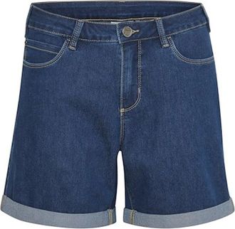 Kaffe Donna, Pantaloncini, Blu, 2Xl, new