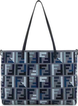 Fendi Blue Roll Large Tote