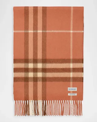 Burberry Check Cashmere Scarf