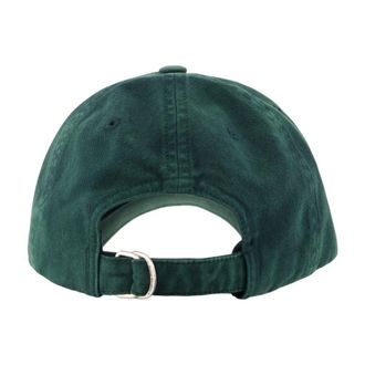 Acne Studios C40475-AAX Logo-Embroidered Cotton Baseball Cap - Green