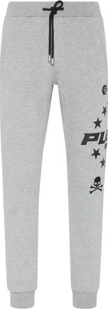 Philipp Plein Broeken, Heren, Grijs, XL, Katoen, Joggingbroek