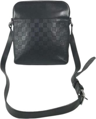 Louis Vuitton Pre-owned Cross Body Bags, male, Black, Size: ONE SIZE Pre-owned Damier Infini Pochette Shoulder Bag