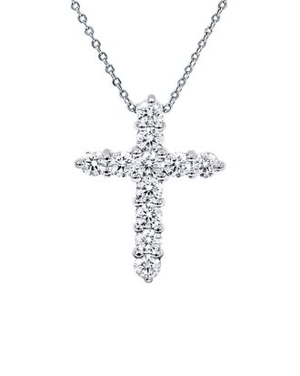 Diana M. Jewels Fine Jewelry 18K 1.60 Ct. Tw. Diamond Cross Necklace