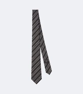 Gucci Horsebit striped silk tie