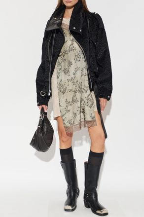 R13 Jacket With Vintage Effect, Womens, Black