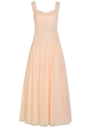 Needle & Thread Sunrise Sequin-embellished Tulle Gown - Light Pink - 16 (UK16 / XL)