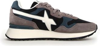 W6YZ Ultra-Light Sneakers With Technical Fabric And Suede Blend