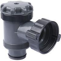 OEM V&aacute;lvula De Entrada/salida, Repuestos Para Bomba De Filtro De Piscina Elevada, Para Manguera De 38 Mm, Paquete De 2
