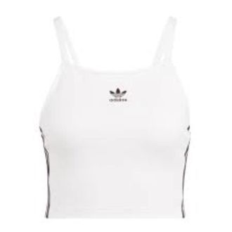 adidas (WMNS) adidas Adicolor 3-Stripes Crop Top Asia Sizing White IN8377