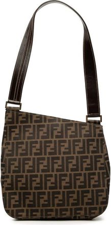 Fendi Pre-owned Fendi Zucca Canvas Shoulder Bag Ladies 58RNRHQ5TLE432OG