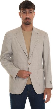 Canali Giacca 2 bottoni Beige Canali Uomo