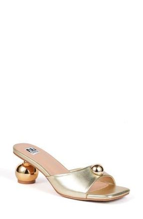 Ninety Union Milano Orb Heel Slide Sandal in Gold at Nordstrom Rack, Size 10