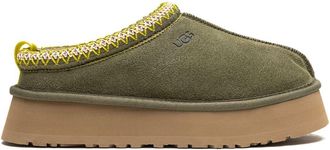 UGG Tazz platform slippers - women - Leather - 12 - Green
