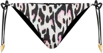 Roberto Cavalli Bikinis, female, Multicolor, Size: 2XL Jaguar-Print Bikini Briefs