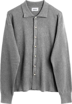 Soulland Truien & Vesten, unisex, Grijs, L/Xl, Katoen, Yves cardigan
